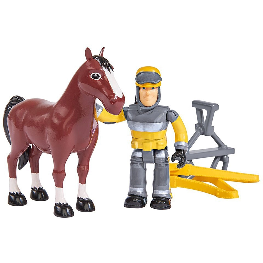 Simba Toys Feuerwehrmann Sam - Phoenix mit Figur und Pferd