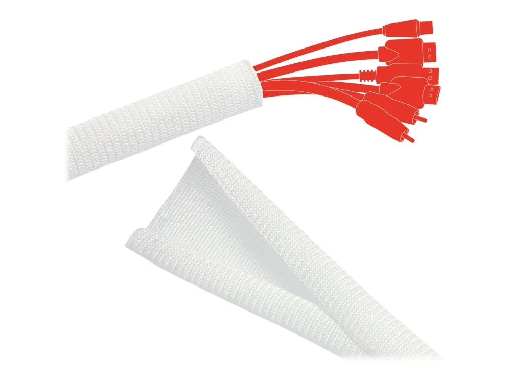 LTC PRO CABLE TUBE - Kabelisolering - 25 m - hvid