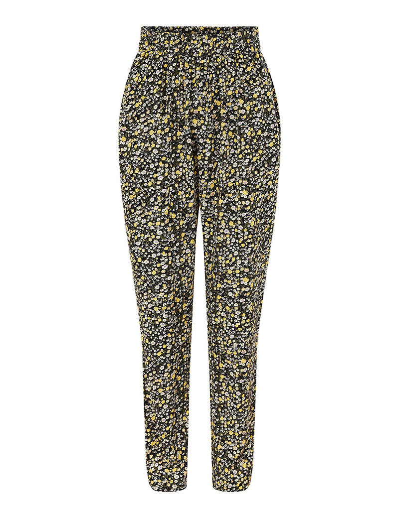 PIECES PANTALON FLUIDE NYA BLACK FLOWER