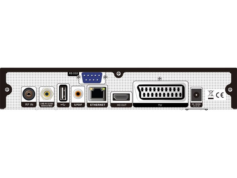 Golden Media TV-Receiver Wizard HD Vote 4 Full HD Combo Receiver DVB-S2   T2/C (H.265) mit Common Interface & Conax Kartenleser