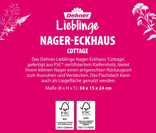 Dehner Lieblinge Nager-Eckhaus Cottage, ca.