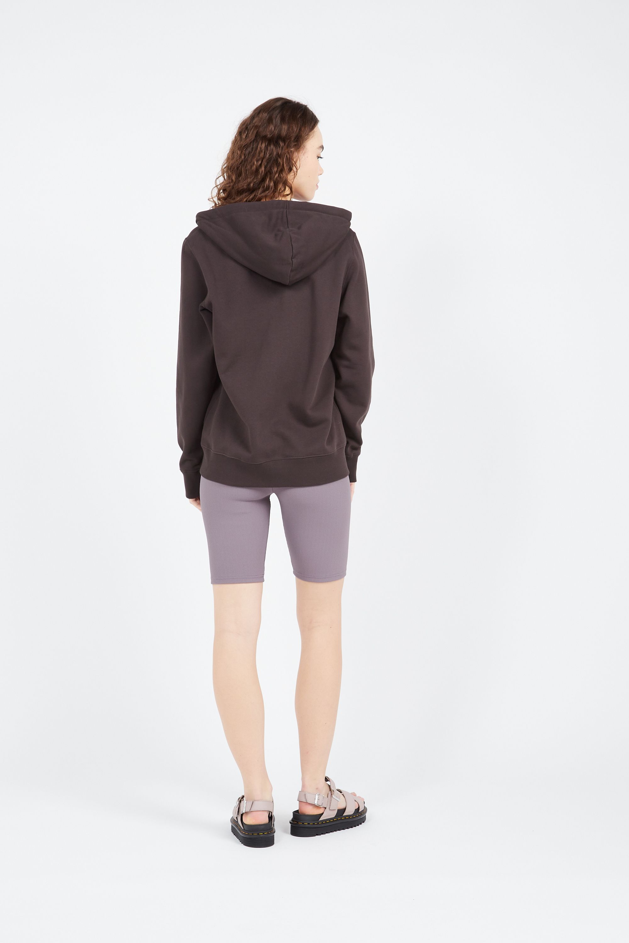 WOOD WOOD Hoodie zippé SWEA 10275616-2424 ZAN AA ZIP 9014 BLACK Noir