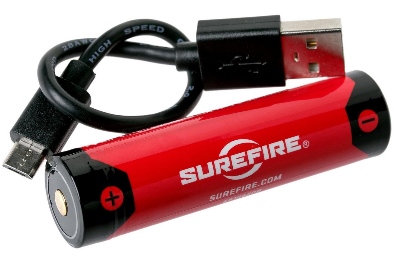 SureFire 18650 oplaadbare Lithium-Ion accu, 3500mAh