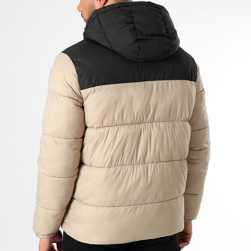 Doudoune Capuche Toby Beige Noir