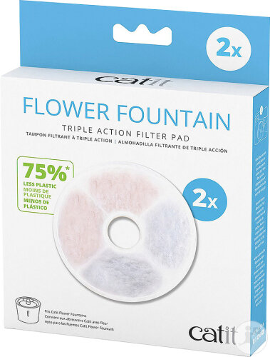 Catit Filtres Pour Fontaine À Eau De 3 Litres Pour Chats 2 Pièces (8106206)