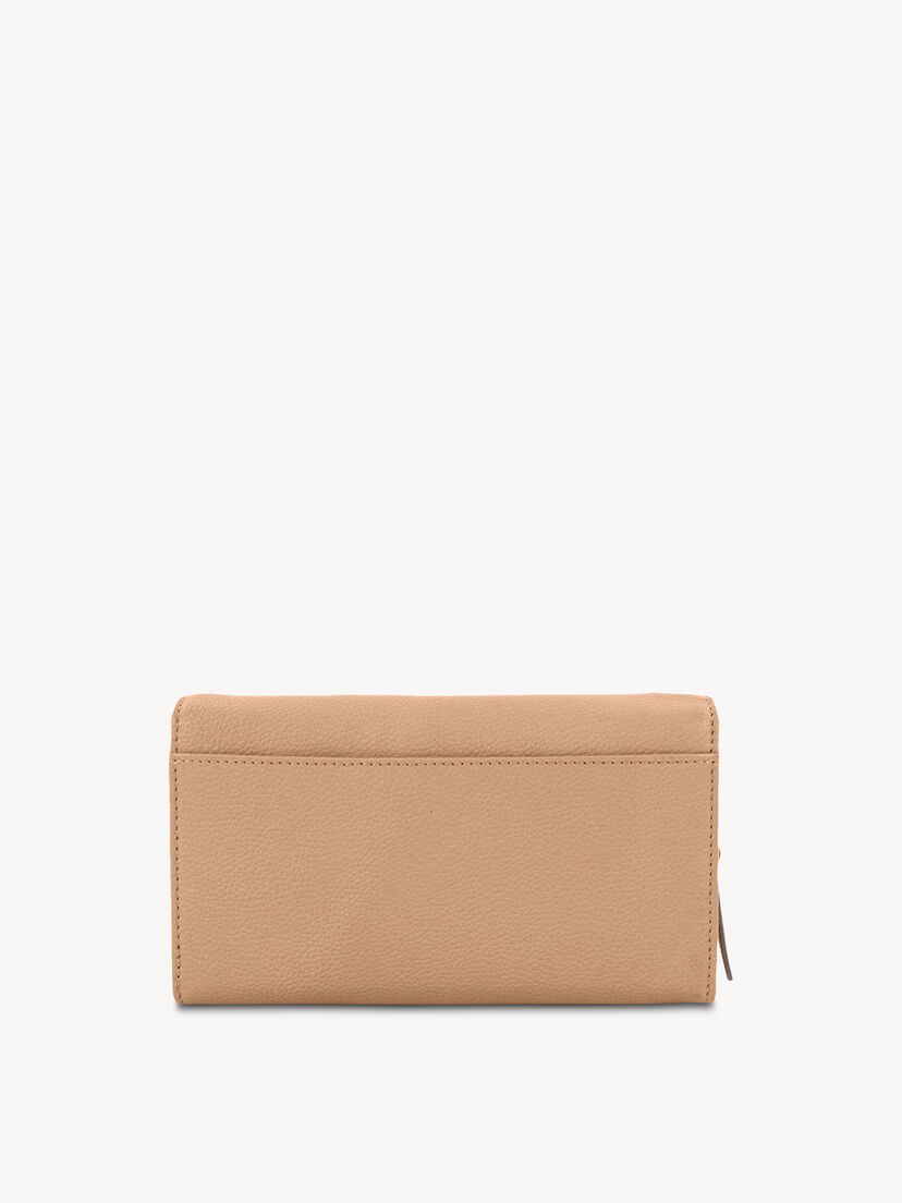 Leren Portemonnee - beige