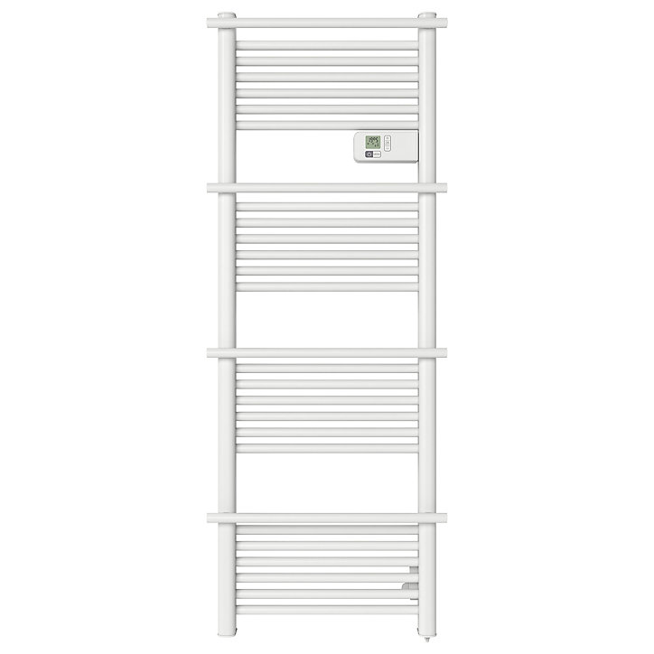 Sèche-serviettes électrique à inertie sèche GoodHome Solna blanc 750W 7 m²