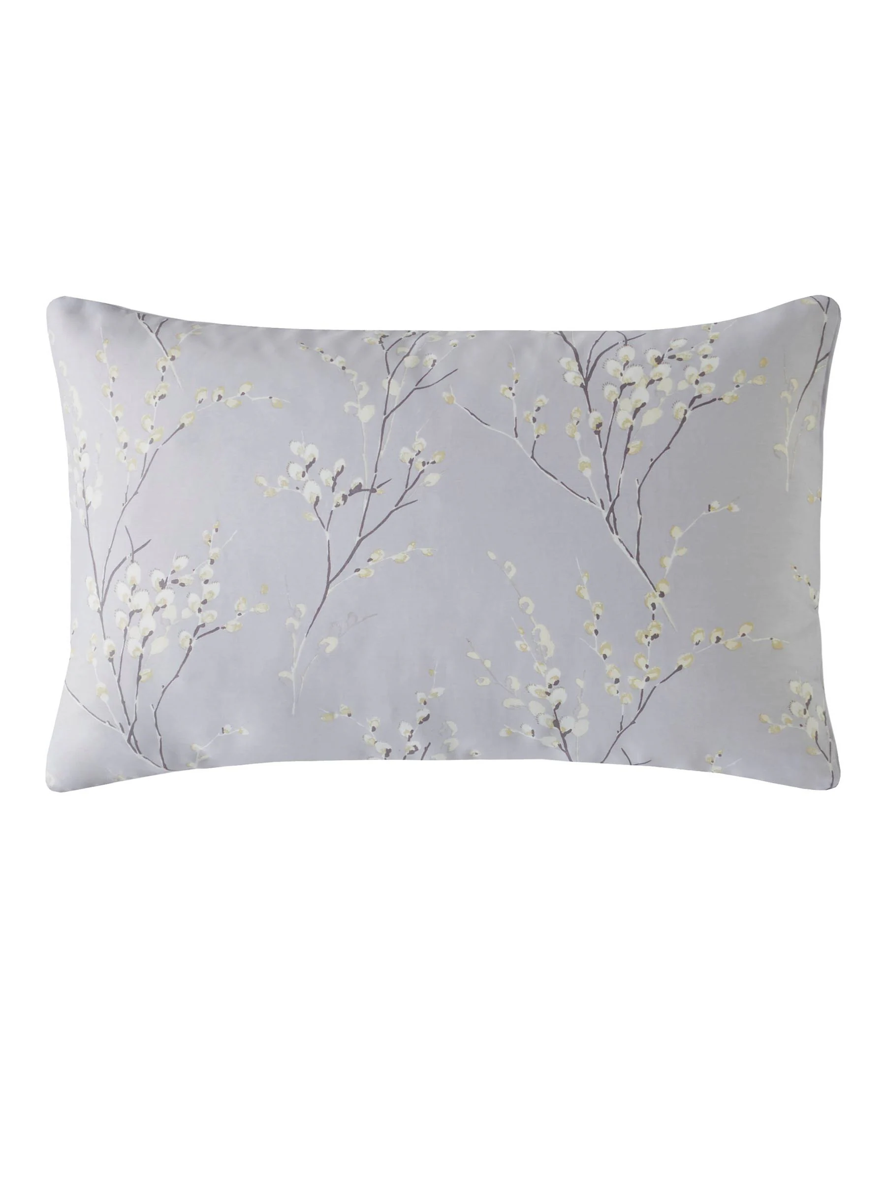 Laura Ashley 100% Cotton Sateen 200 Thread Count Pussy Willow Duvet Cover and Pillowcase Set