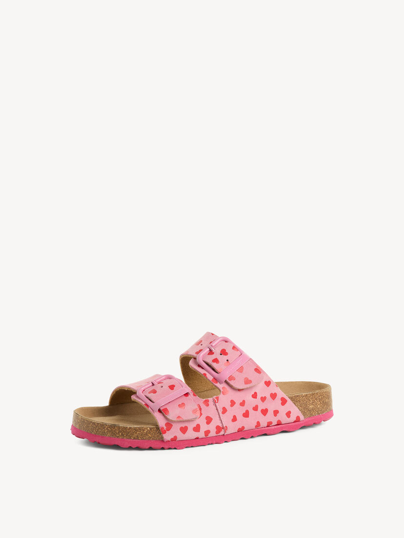 Leren Slipper - pink