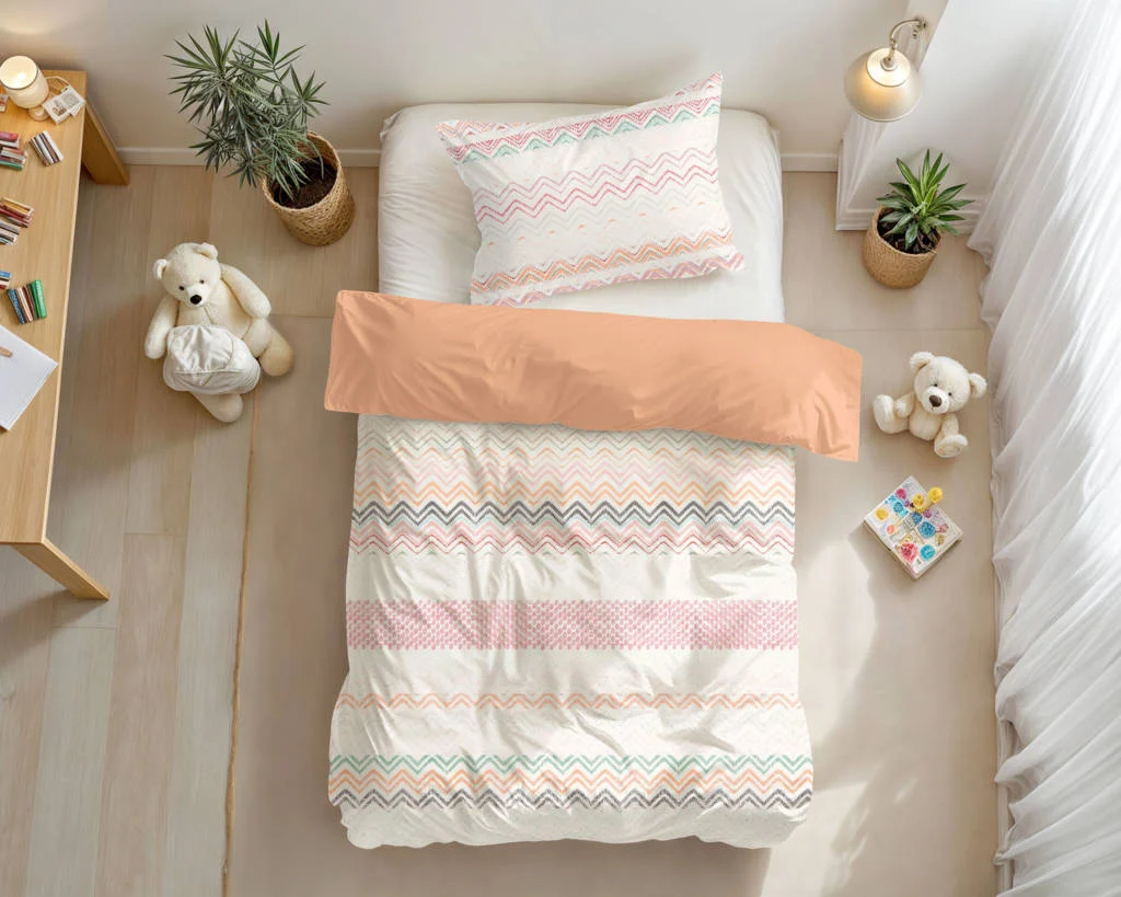 polyester dekbedovertrek 1-persoons (140x220 cm)