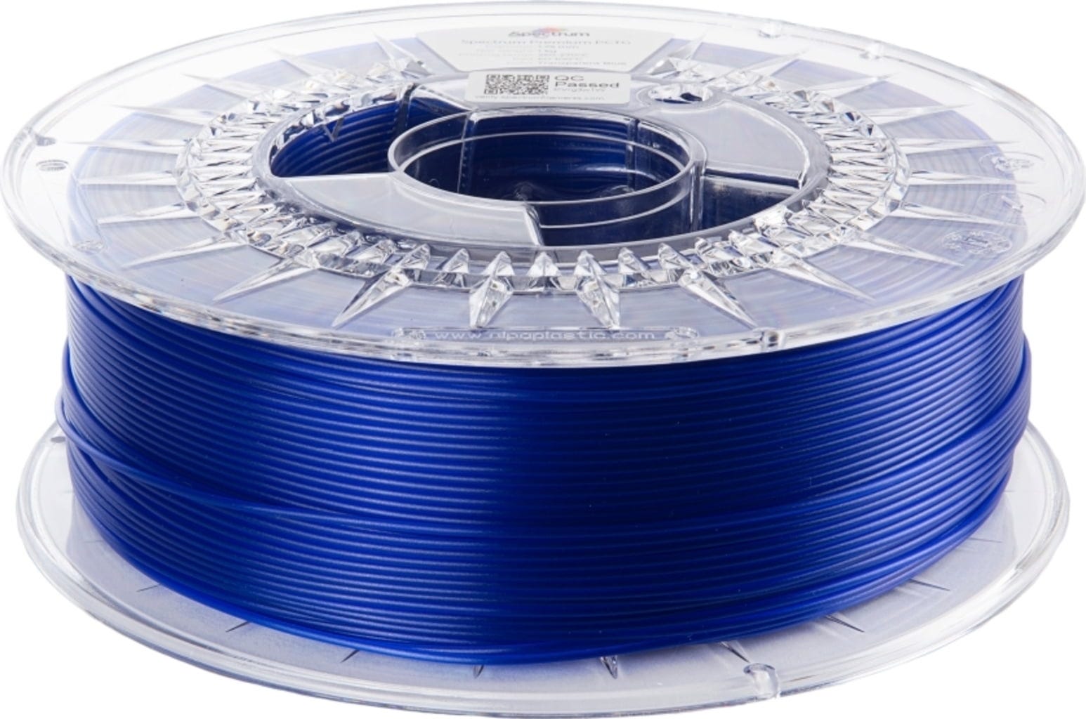 Spectrum  Premium PCTG Transparent Blue, 1,75 mm / 1000 g    Hochwertige Alternative zu PET-G