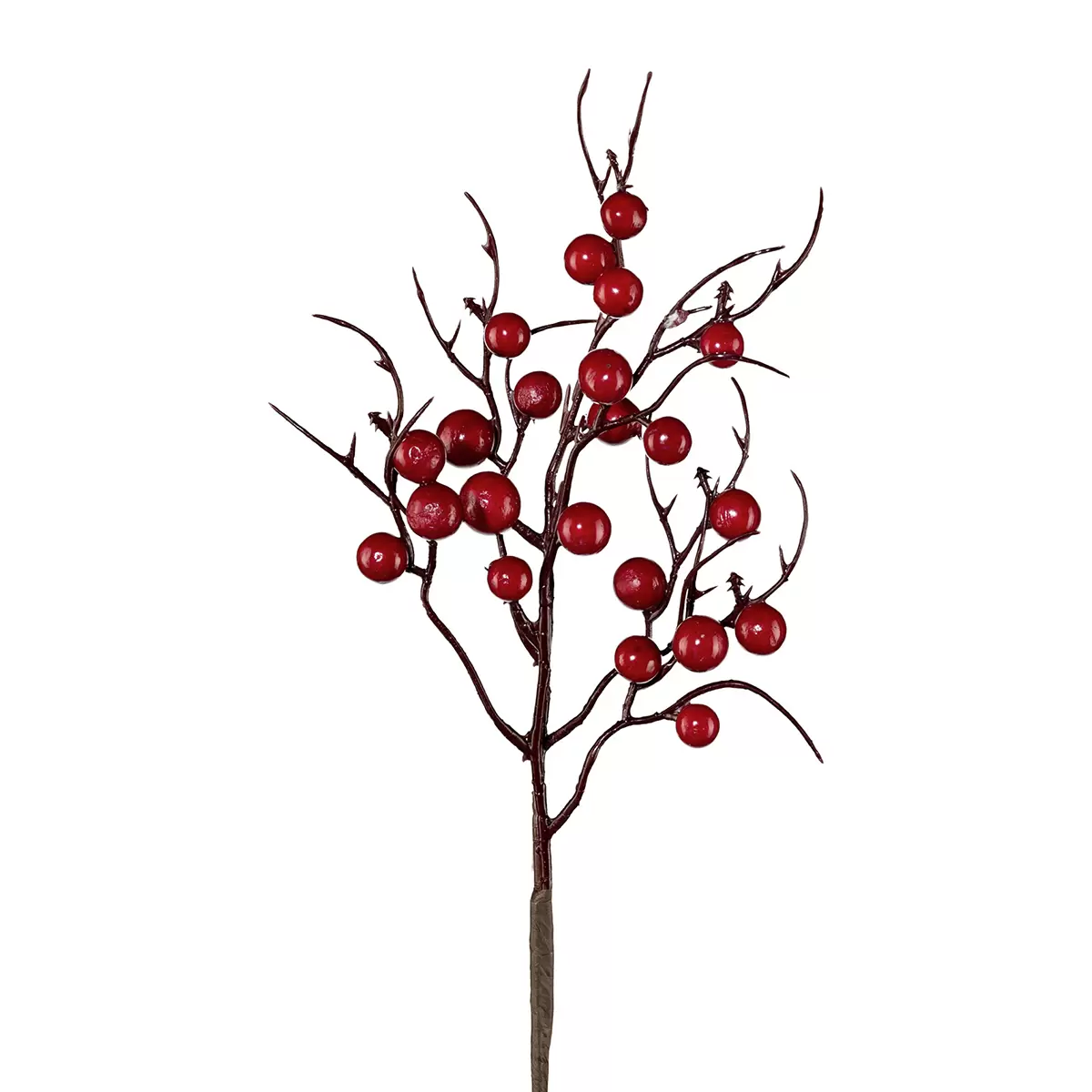 Dekozweig Berry braun,rot
