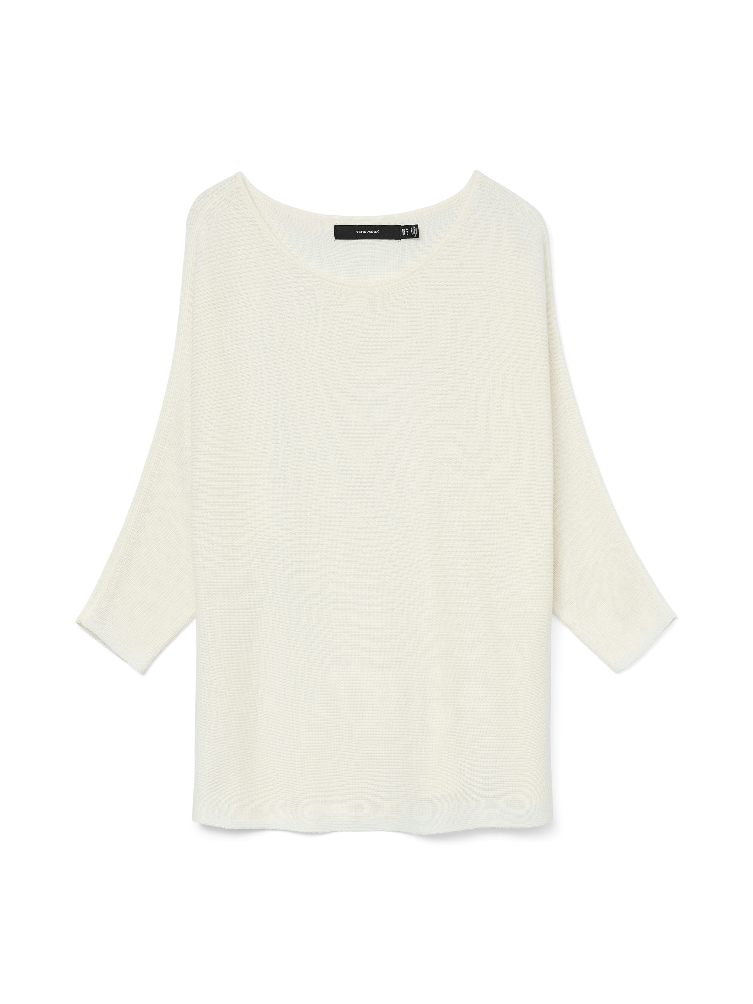Vero Moda 3/4 Arm-Pullover »VMNORA 3/4 BOATNECK BLOUSE NOOS«, mit Fledermausärmeln