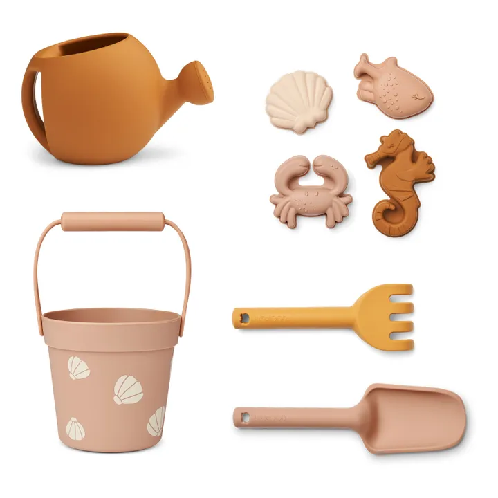 Liewood Seau de plage Florence et ses accessoires | Shell/Pale tuscany