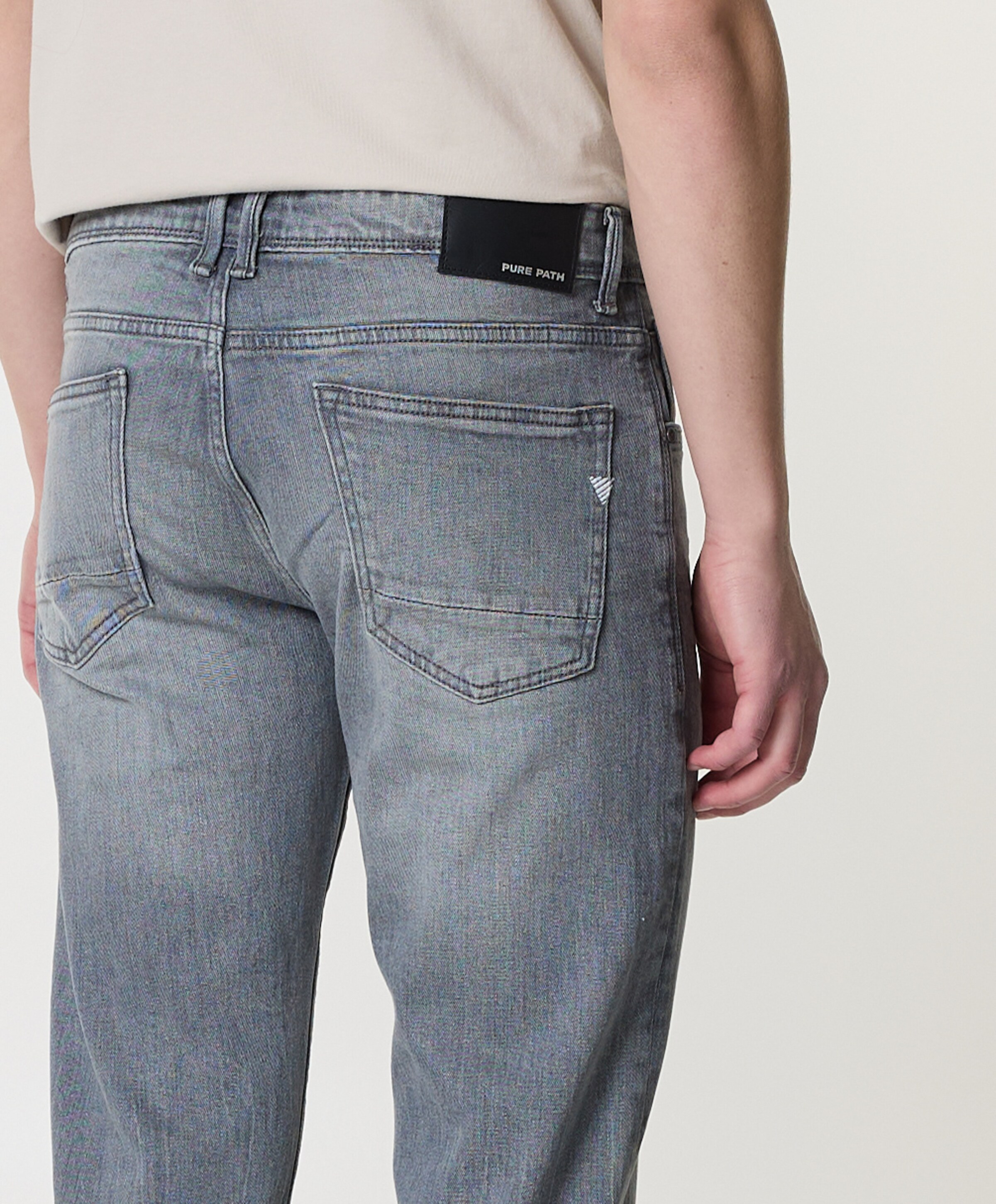 Pure Path The Ryan Slim Fit heren jeans grijs