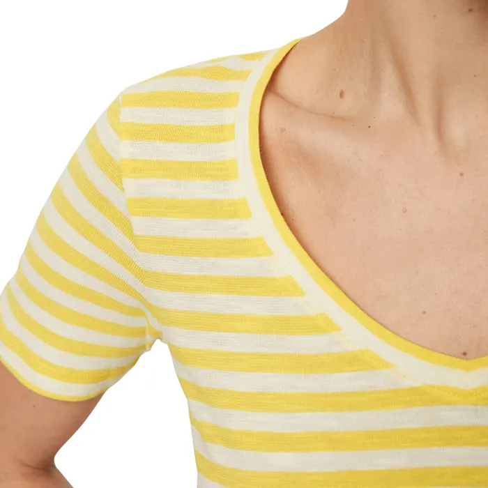 Marc O'Polo Striped V-neck Shirt Dames