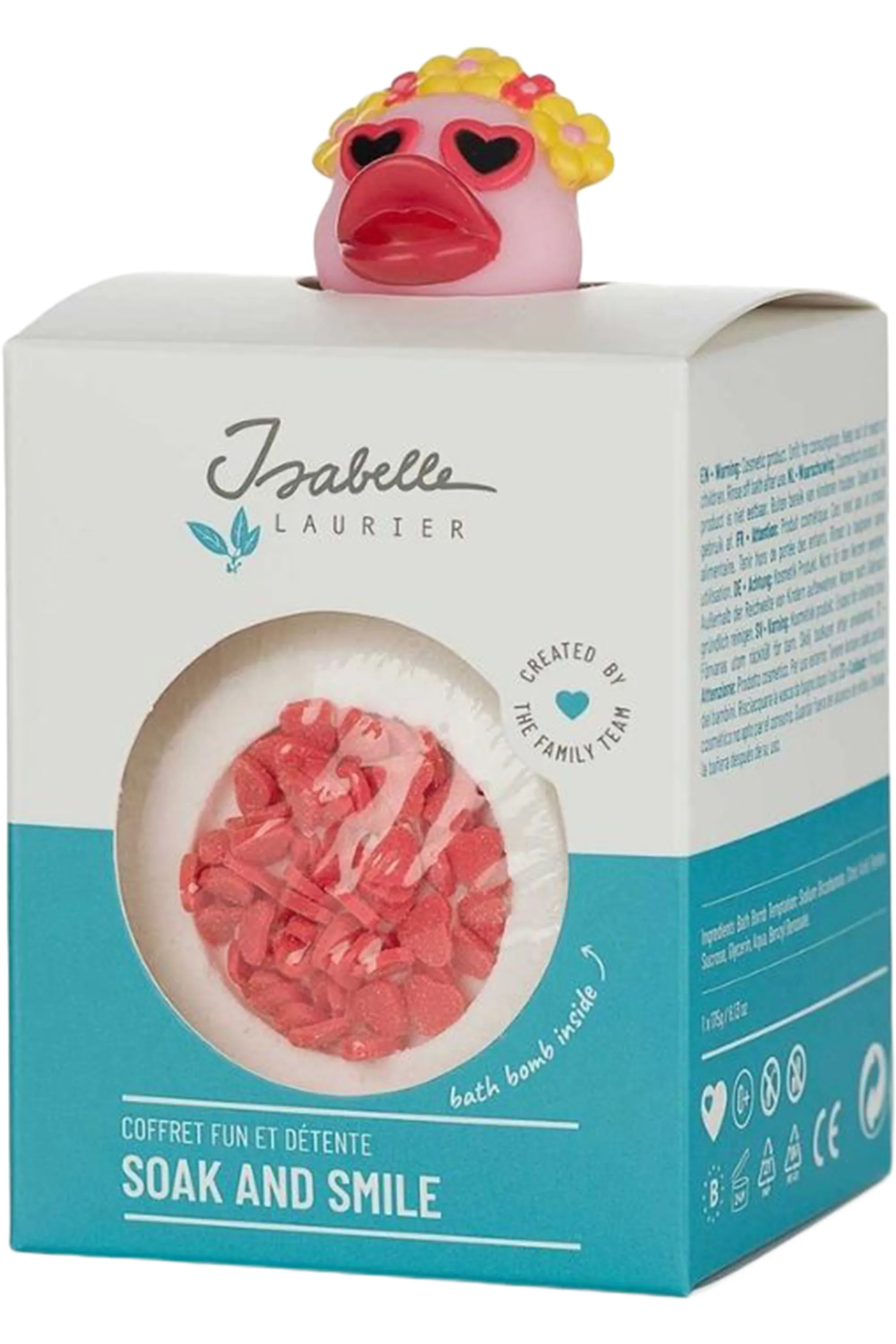 Isabelle Laurier Coffret détente boule de bain effervescente + canard de bain