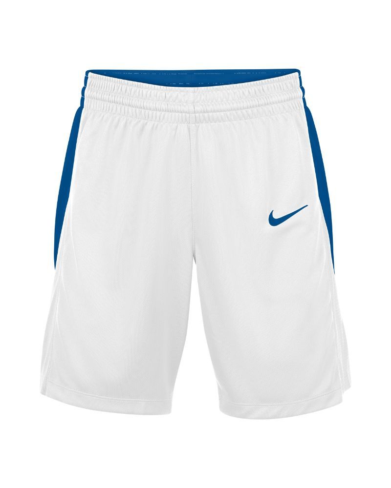 Short de basket Nike Team Blanc & Bleu Royal pour femme