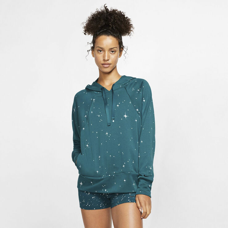Nike Dri Fit Get Fit Training Hoodie Grøn