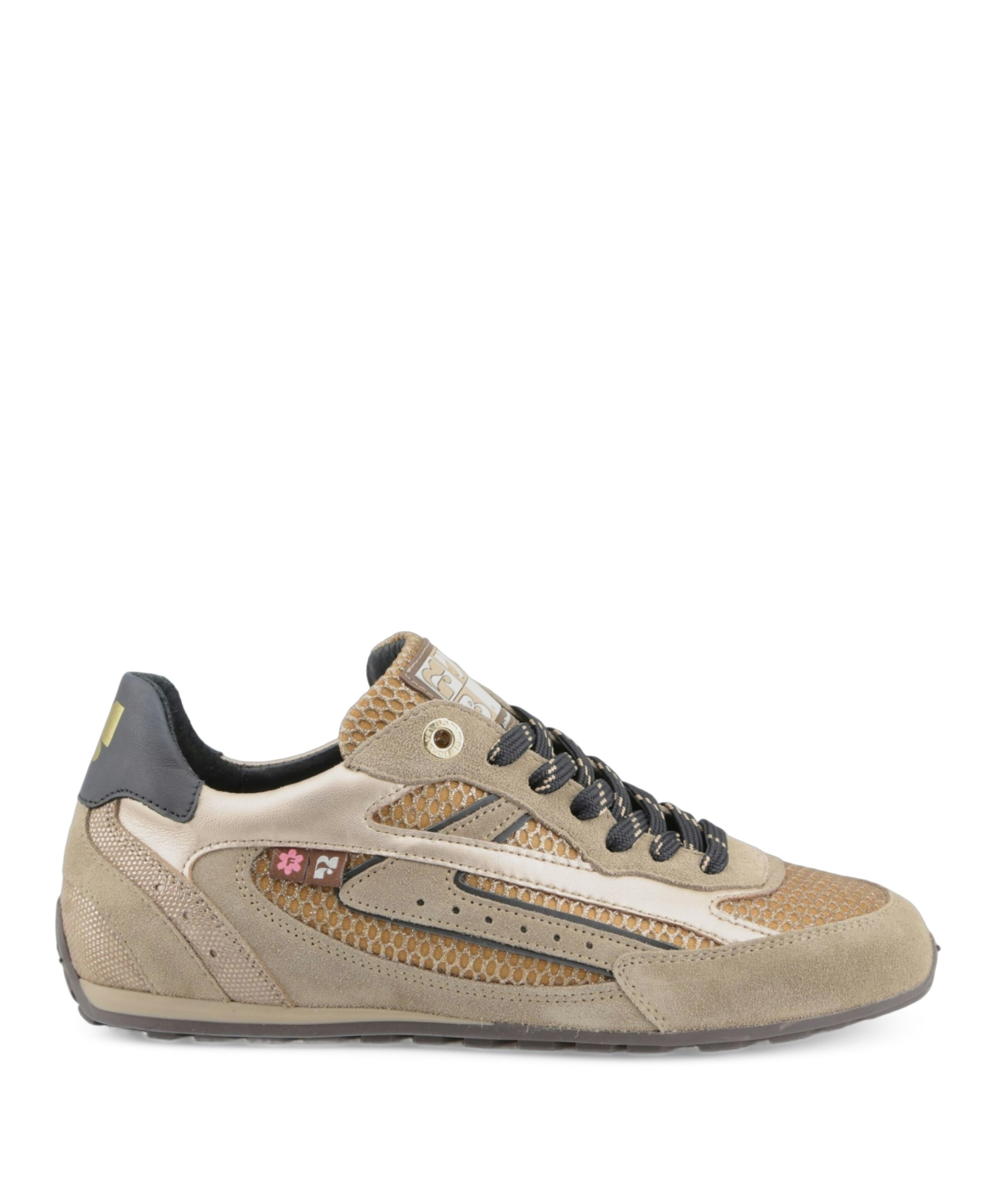 Floris van Bommel dames sneakers goud