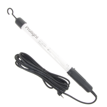 Profile looplamp met TL lamp en ophanghaak 8W 5 meter snoer