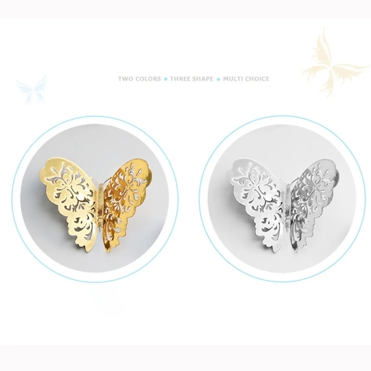 Papillon Creux Autocollant 3D wewoo