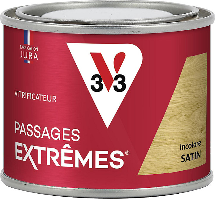 Vitrificateur passages extrêmes V33 satin incolore 125ml