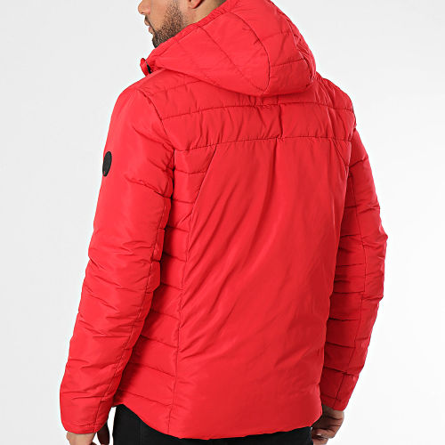 Doudoune Capuche Ruff Colors Rouge