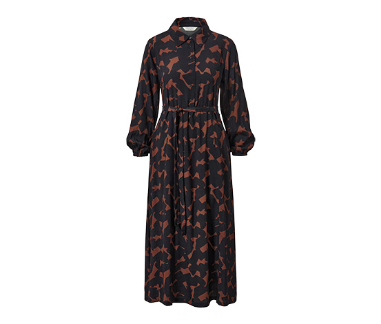 Bedrucktes Webkleid