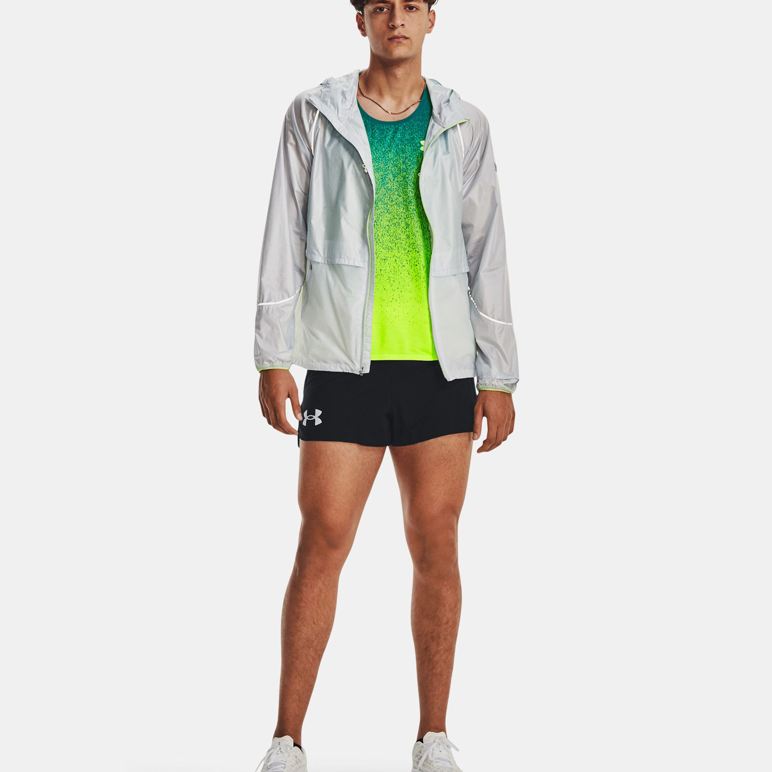 Under Armour Impasse Lightweight Run Veste Running Hommes - Gris