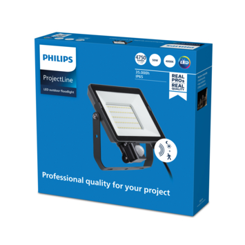 Philips breedstraler met bewegingssensor 4750 lumen 4000K 50W