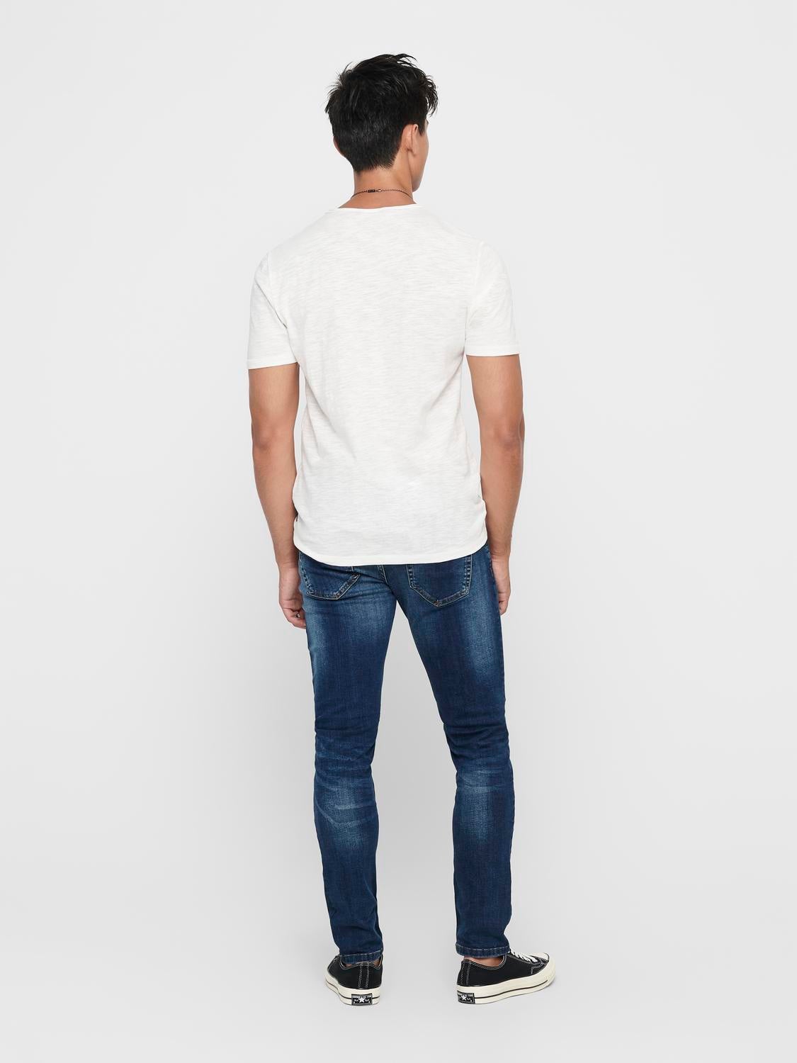 ONSWEFT Mittlere Taille Normal geschnitten Jeans Medium Blue Denim