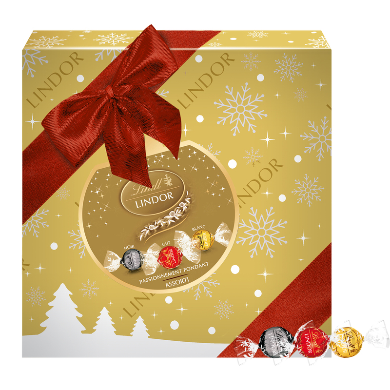 Lindt Lindor Kugeln Geschenkbox Assortiert, 287 g