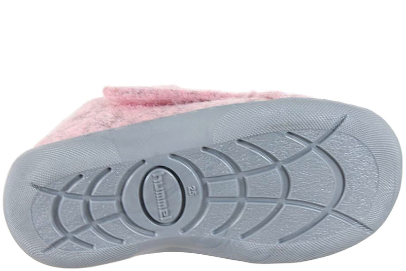 HUMMEL WOOL SLIPPER INFANT HJEMMESKO I ROSA ULD