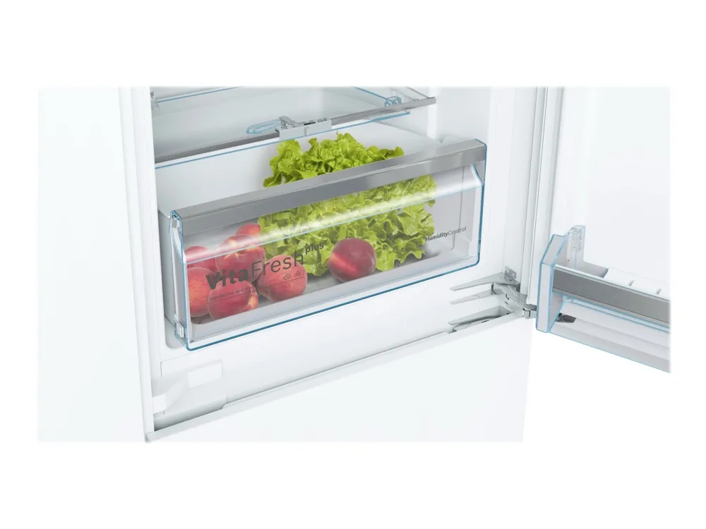 Bosch Serie | 6 KIS87ADD0 - Køleskab/fryser - bund-fryser - til indbygning - niche - bredde: 56 cm - dybde: 55 cm - højde: 177.5 cm - 270 liter - Klasse D