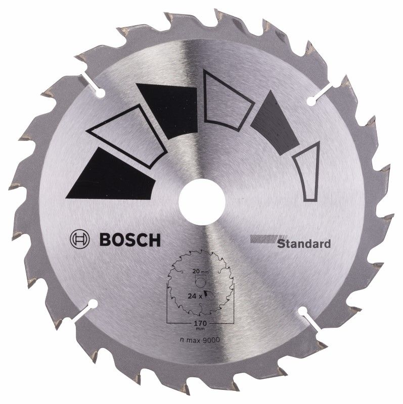 Bosch 2609256812 CIRKELZBL BASIC 170X22X20/16,T24