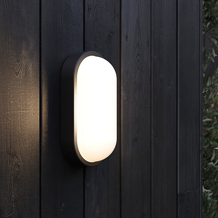 Applique murale LED intégrée Bredene 800lm 14W blanc neutre l.8,5 x H.24 x P.12 cm
