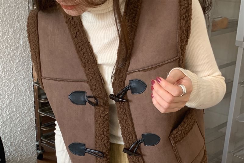 minaga - Fleece gevoerd Toggle-vest
