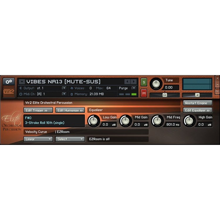 VIR2 Elite Orchestral Percussion software plug-in