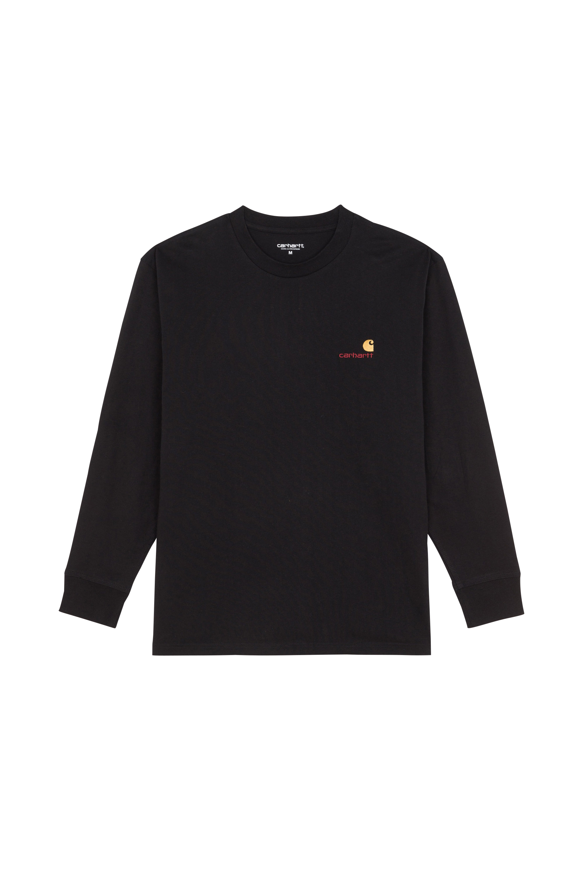 CARHARTT WIP T-shirt L/S American Script T-Shirt Noir