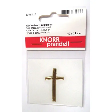 Knorr Prandell Wachs-Kreuz, gold