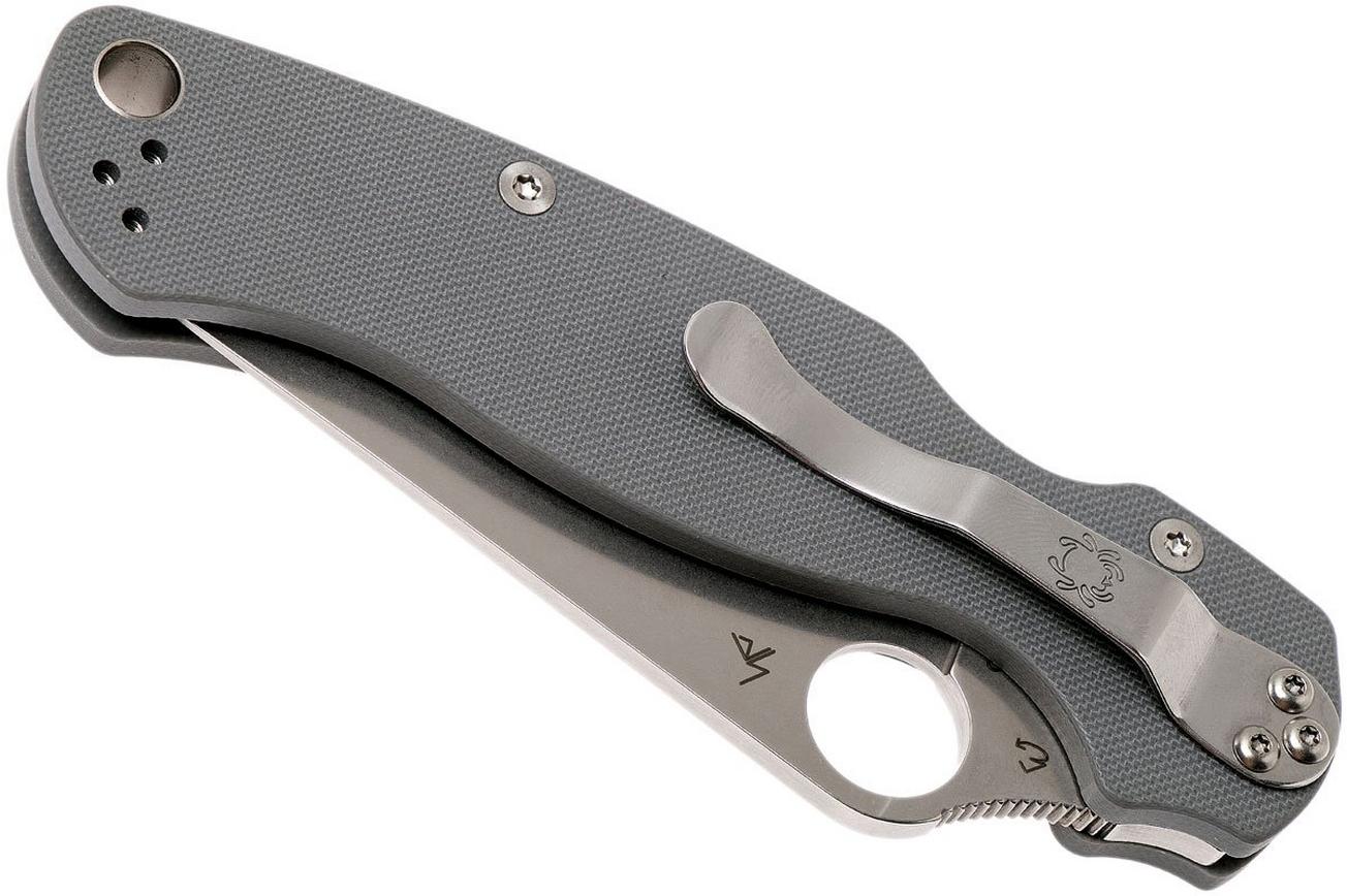 Spyderco Paramilitary 2 Maxamet Grey C81GPDGY2 zakmes