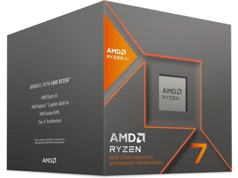 AMD CPU Ryzen 7 8700G 4.2 GHz Desktop-Prozessor für Gamer und Kreative