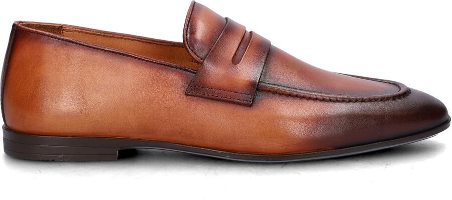 Nelson leren loafers cognac