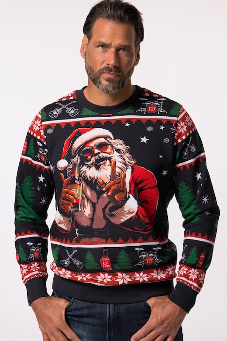 JP 1880 Sweater, Weihnachten, Rundhals, bis 8 XL