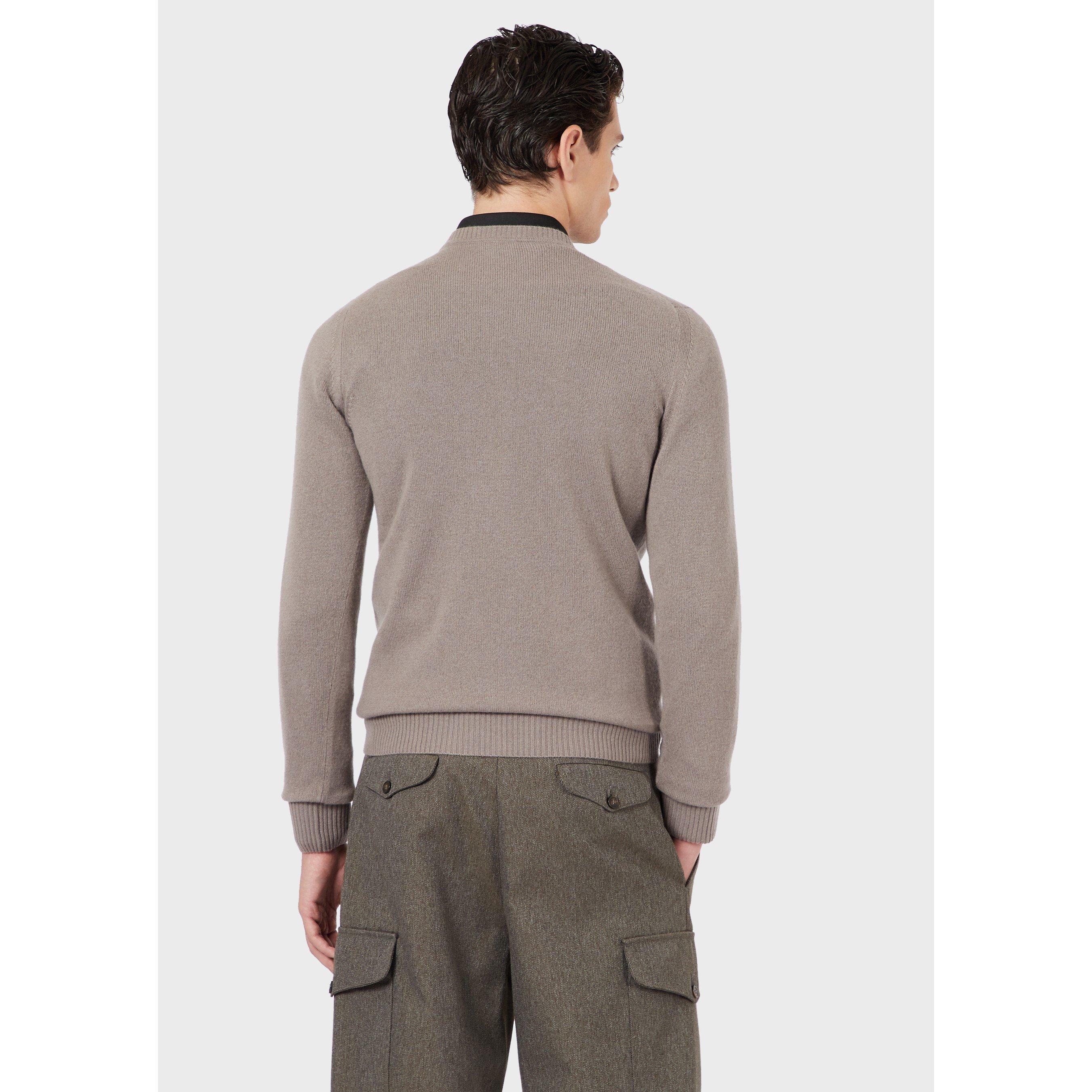 Emporio Armani Crew Neck Knit Top
