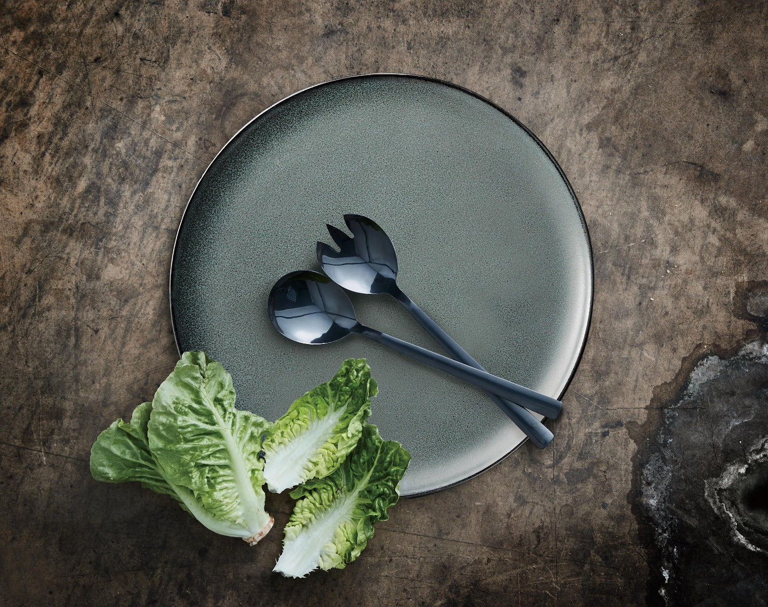 RAW  Salatsæt, sort - 2 dele