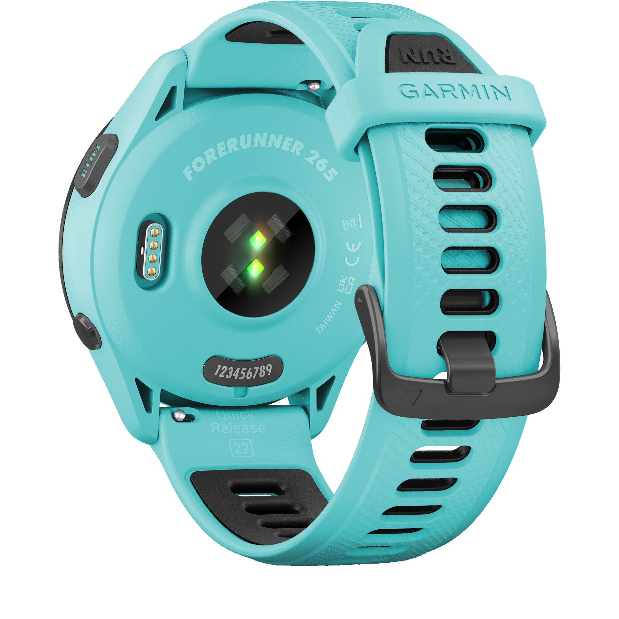 Garmin Forerunner® 265 Pulsuhr türkisblau