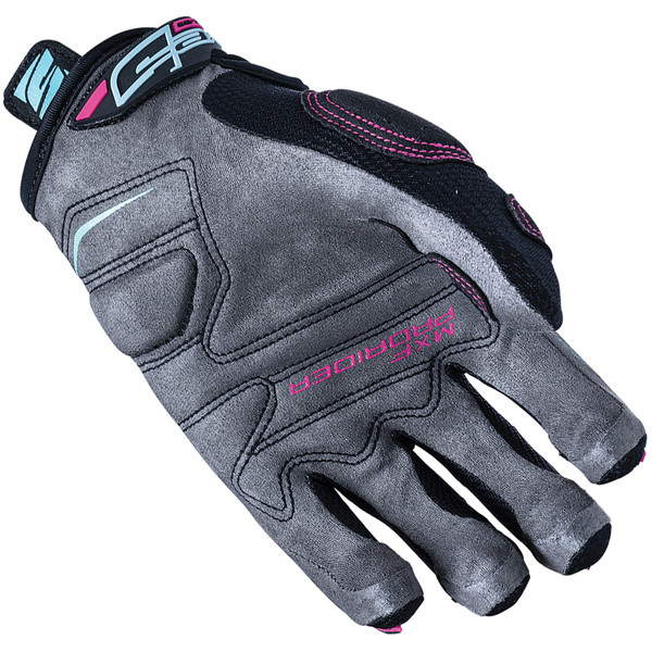 Five - Gants Femme MXF Prorider S Woman Gris / Bleu / Rose fluo