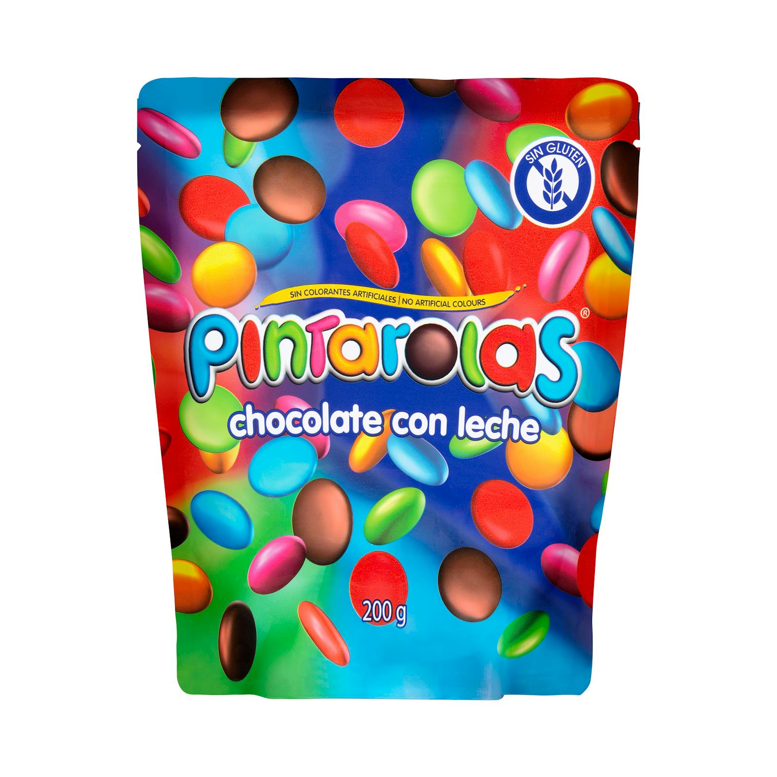Disques Pintarolas en chocolat au lait coloré